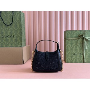 Gucci Jackie 1961 GG crystal mini bag 675799 19x13x3cm Bags
