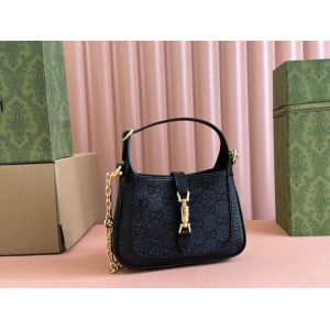 Gucci Jackie 1961 GG crystal mini bag 675799 19x13x3cm Bags