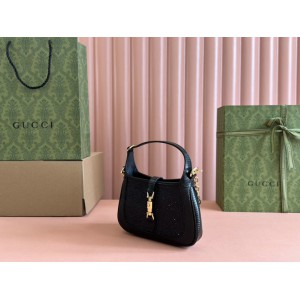 Gucci Jackie 1961 GG crystal mini bag 675799 19x13x3cm Bags