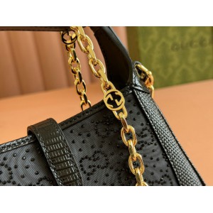 Gucci Jackie 1961 GG crystal mini bag 675799 19x13x3cm Bags