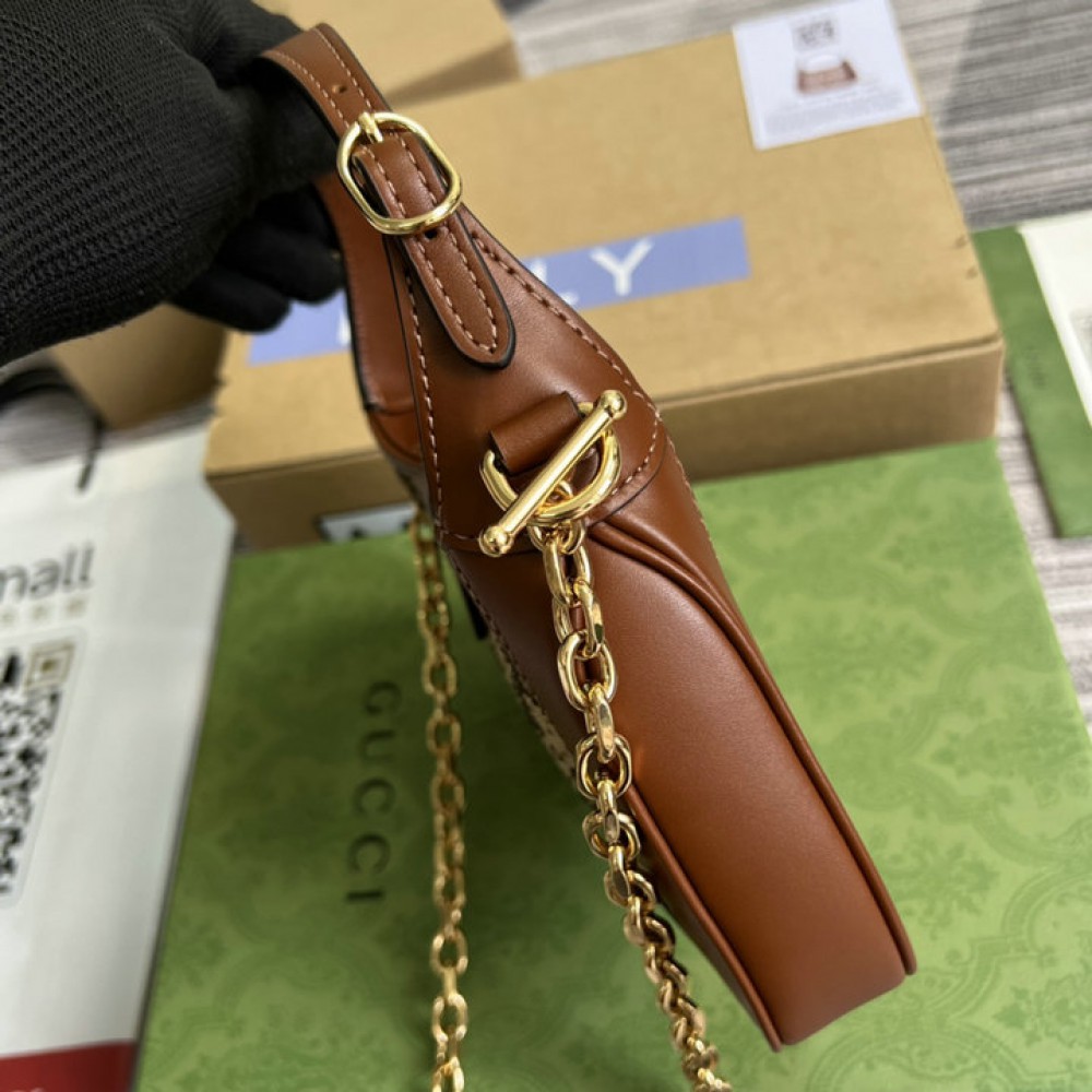 Gucci Jackie 1961 GG crystal mini bag 675799 19x13x3cm Bags