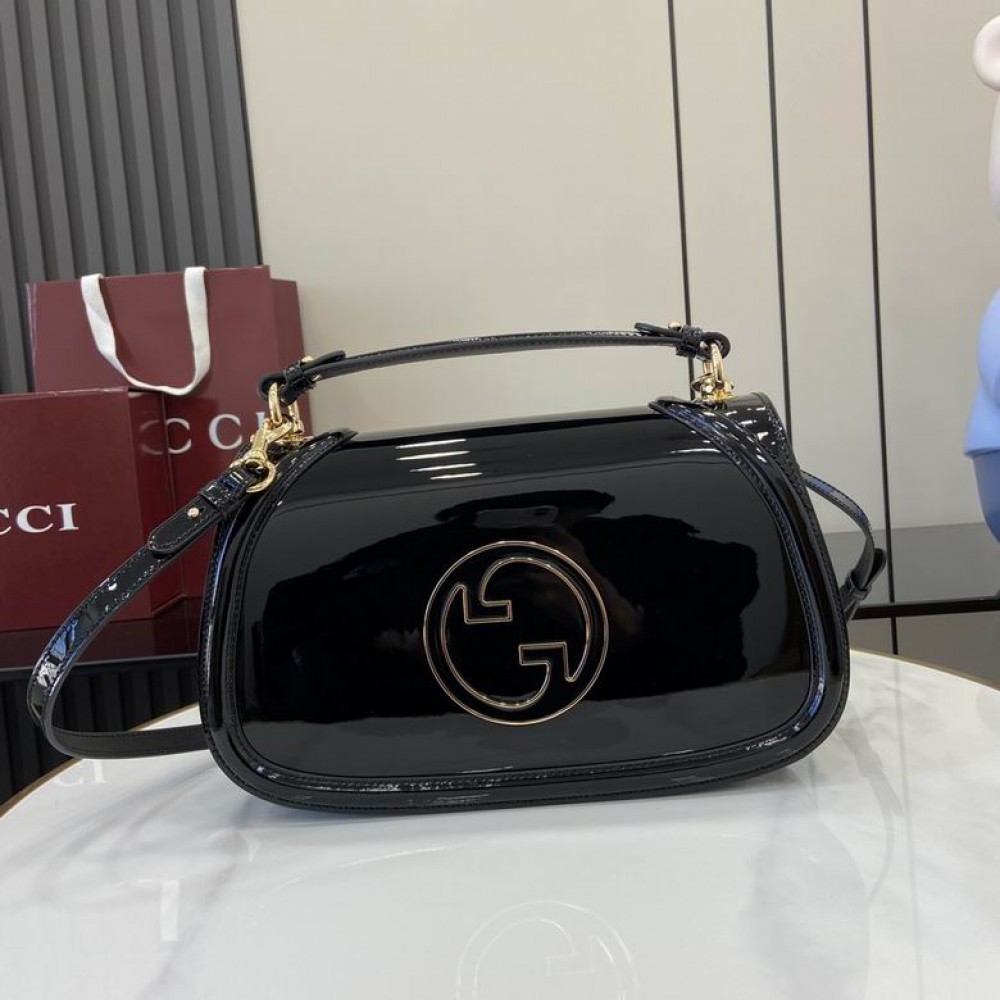 Gucci Blondie medium top handle bag 815719 patent leather Bags