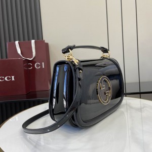 Gucci Blondie medium top handle bag 815719 patent leather Bags
