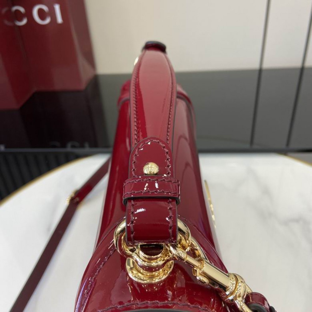 Gucci Blondie medium top handle bag 815719 patent leather Bags