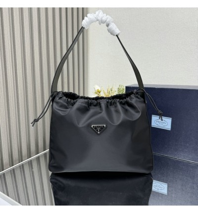 Prada nylon hobo bags 37x30x8cm