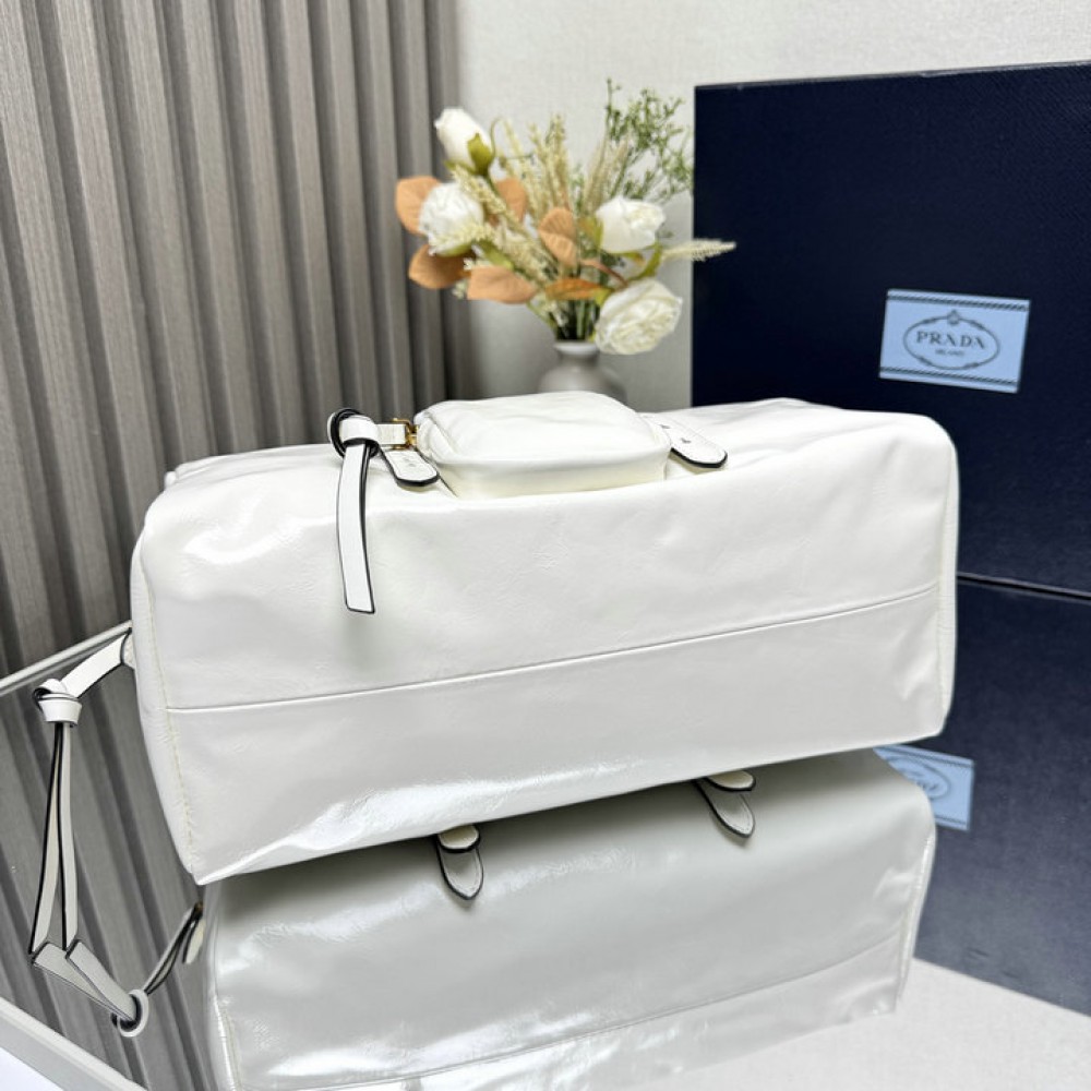 Prada Dangle medium leather top-handle bag 30x14x13.5cm Bags