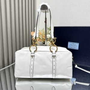 Prada Dangle medium leather top-handle bag 30x14x13.5cm Bags