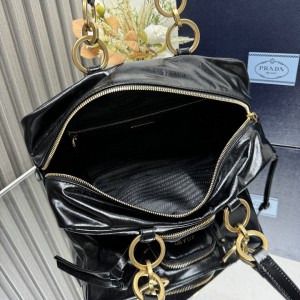 Prada Dangle medium leather top-handle bag 30x14x13.5cm Bags