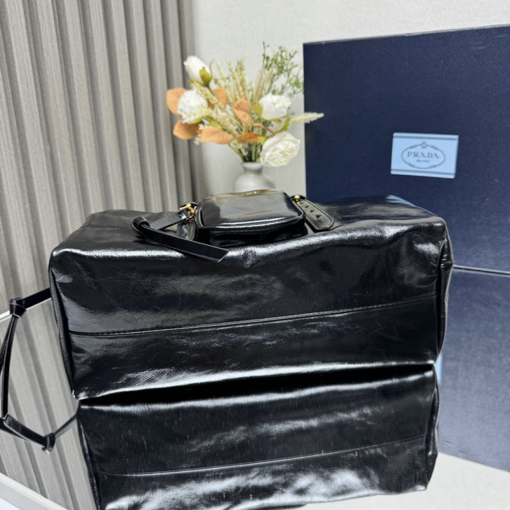 Prada Dangle medium leather top-handle bag 30x14x13.5cm Bags