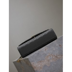 Ysl envelope medium in quilted grain de poudre embossed leather 24x17.5x6cm Bags