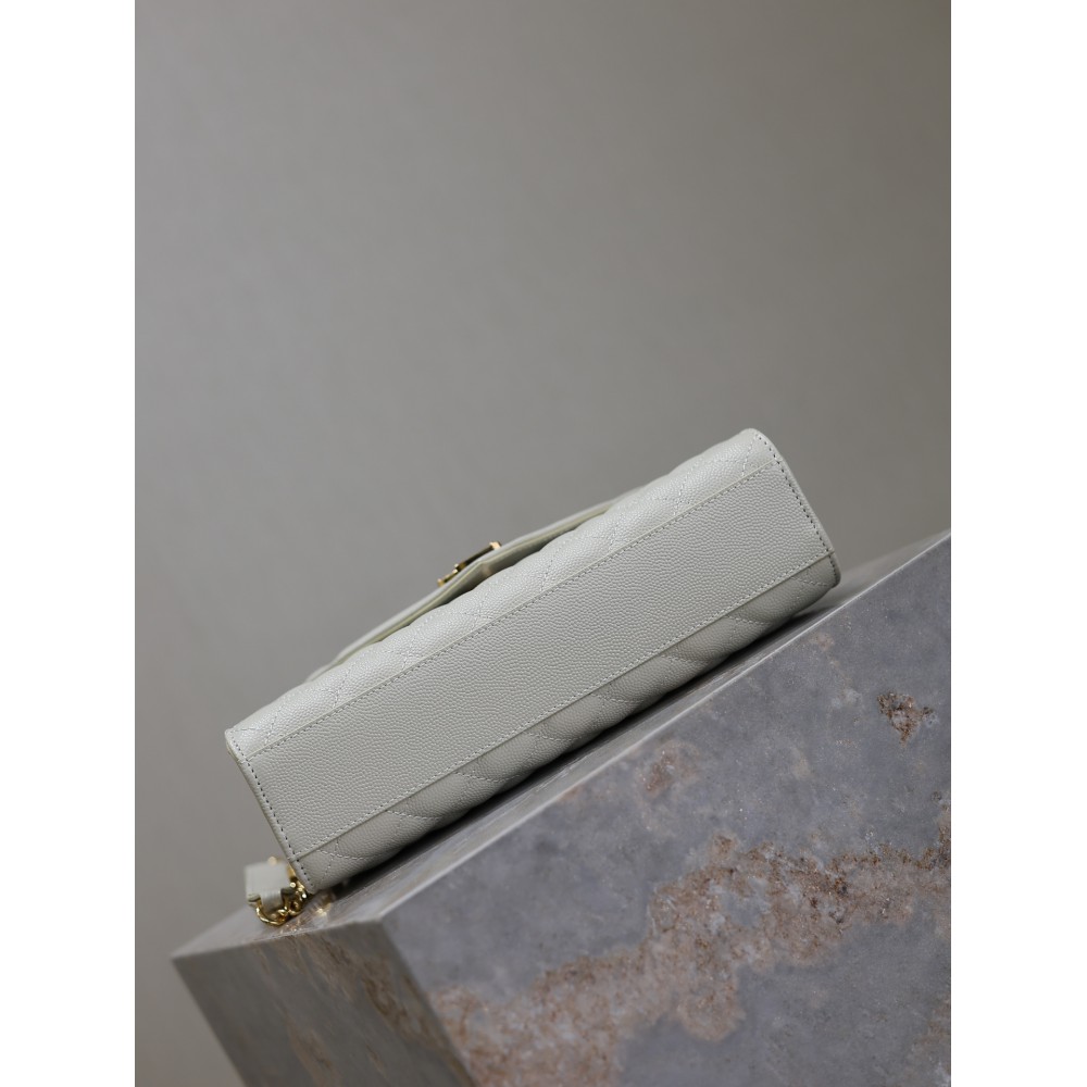 Ysl envelope medium in quilted grain de poudre embossed leather 24x17.5x6cm Bags