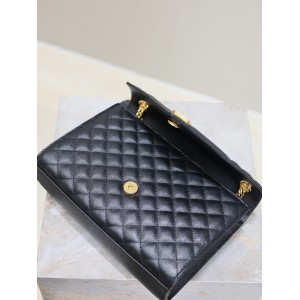 Ysl envelope medium in quilted grain de poudre embossed leather 24x17.5x6cm Bags