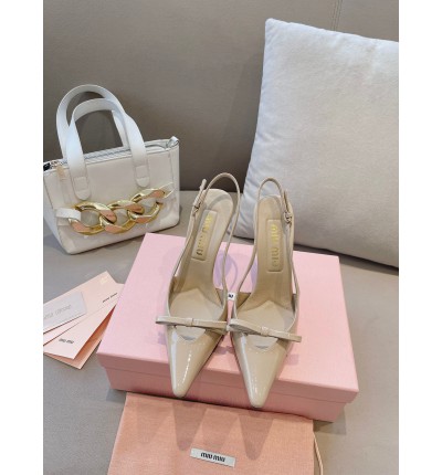 Miu Miu slingback pumps 10.5cm heel