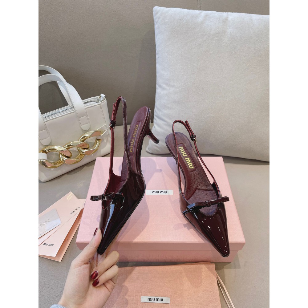 Miu Miu slingback pumps 5.5cm heel Shoes