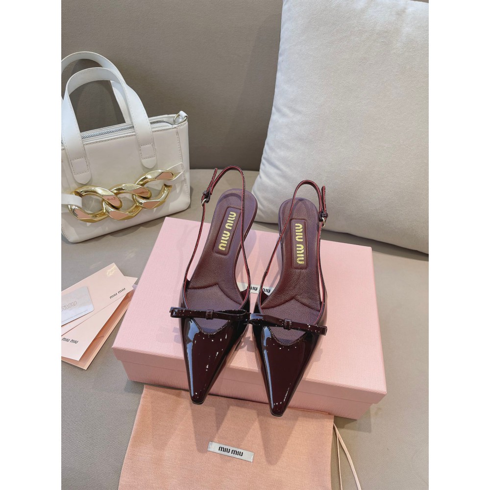 Miu Miu slingback pumps 5.5cm heel Shoes