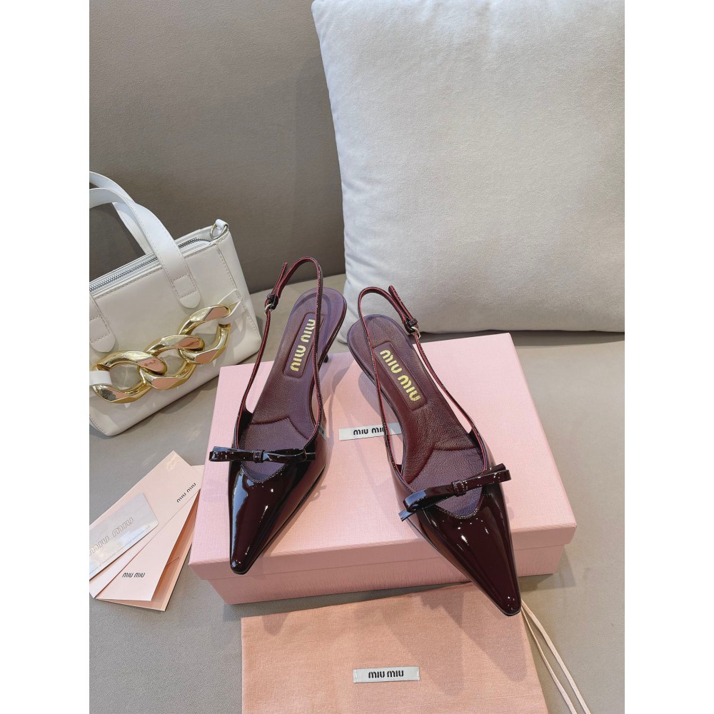 Miu Miu slingback pumps 5.5cm heel Shoes