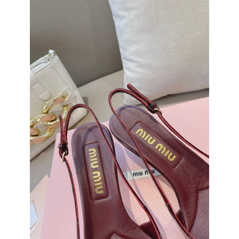 Miu Miu slingback pumps 5.5cm heel Shoes