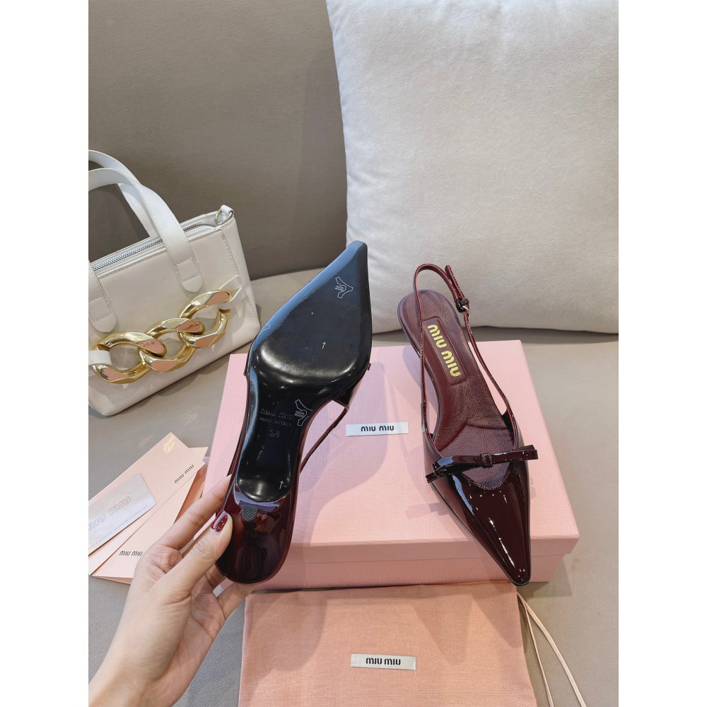 Miu Miu slingback pumps 5.5cm heel Shoes