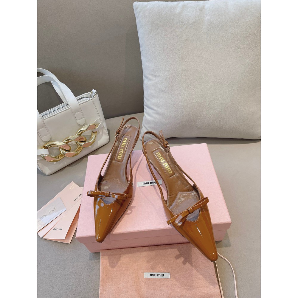 Miu Miu slingback pumps 5.5cm heel Shoes