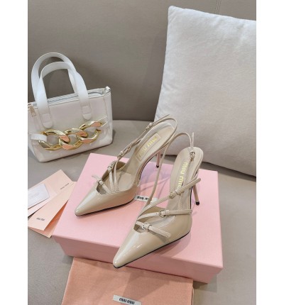 Miu Miu slingback pumps 10.5cm heel