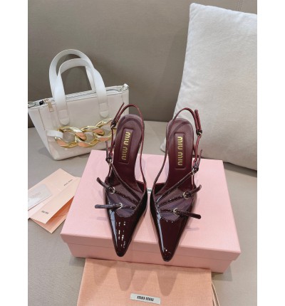 Miu Miu slingback pumps 10.5cm heel
