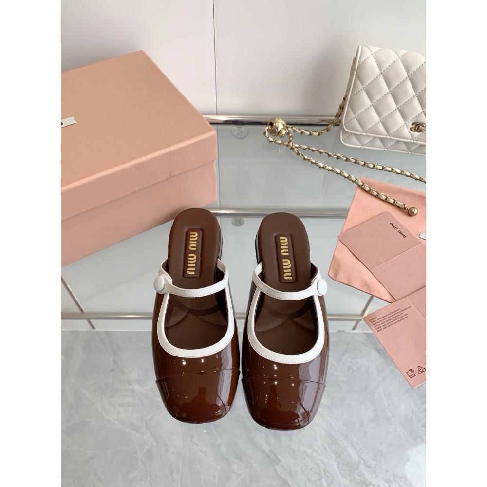 Miu Miu flat mules 36-42 Shoes