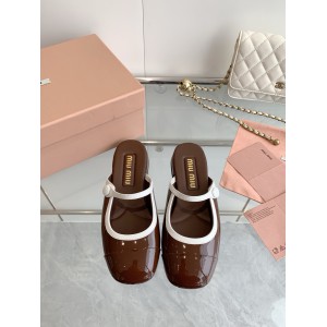 Miu Miu flat mules 36-42 Shoes