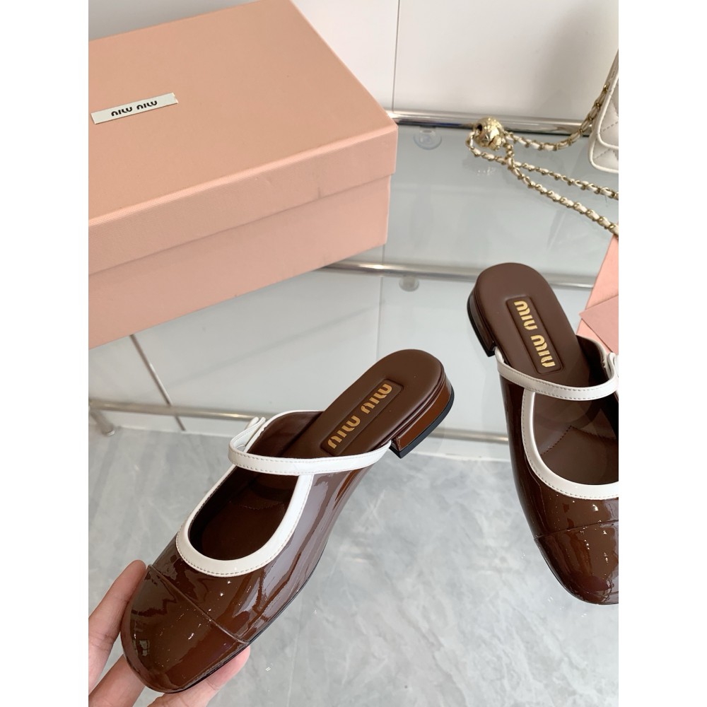 Miu Miu flat mules 36-42 Shoes