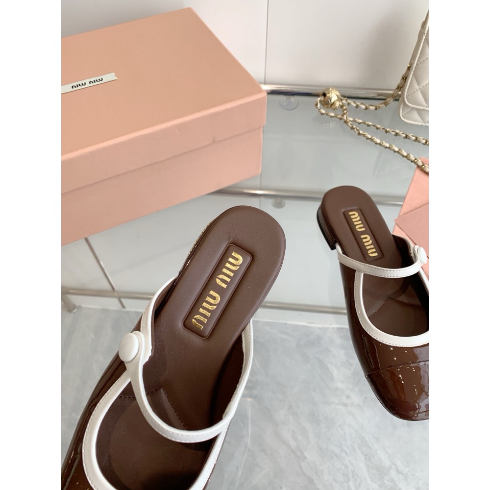Miu Miu flat mules 36-42 Shoes