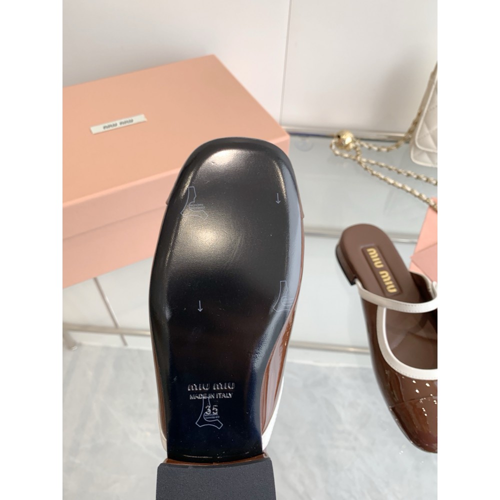 Miu Miu flat mules 36-42 Shoes
