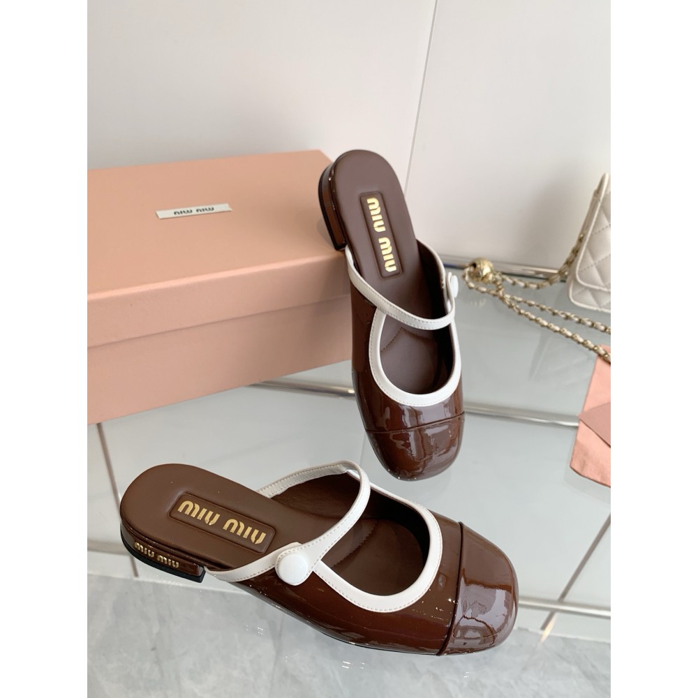 Miu Miu flat mules 36-42 Shoes