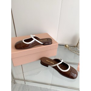 Miu Miu flat mules 36-42 Shoes