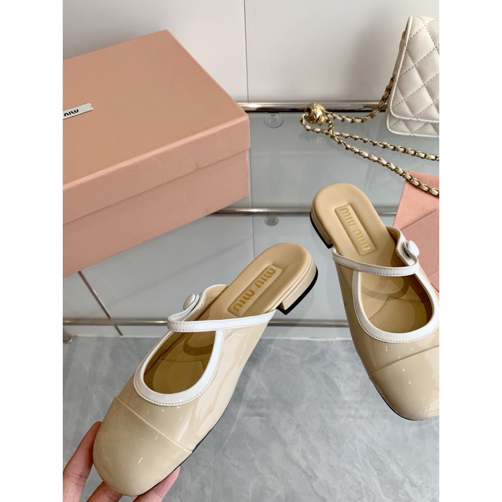 Miu Miu flat mules 36-42 Shoes