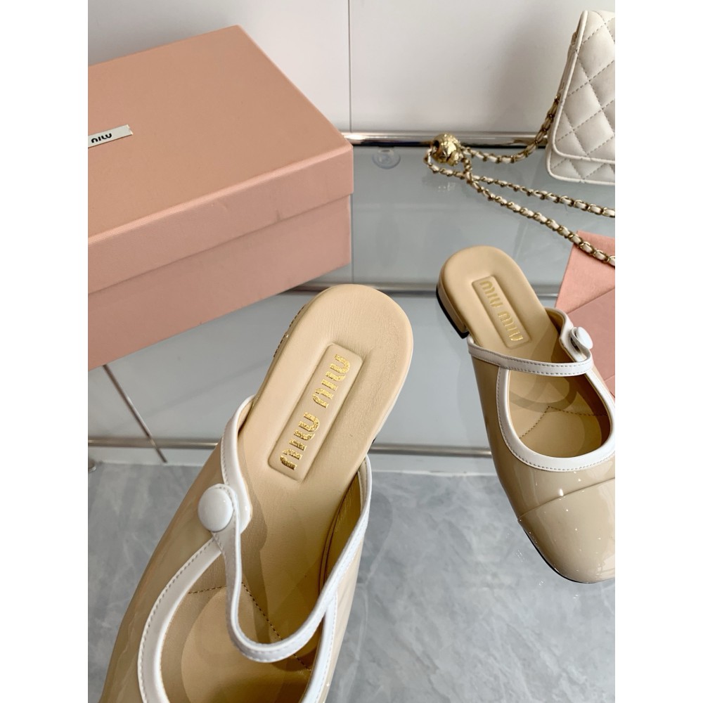 Miu Miu flat mules 36-42 Shoes