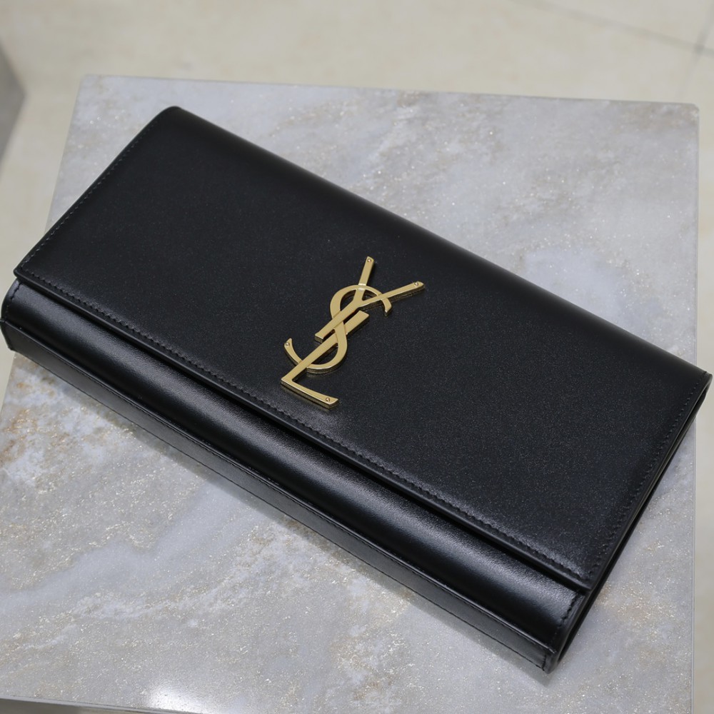 Ysl Kate classic clutch grained leather 27×12×4cm 