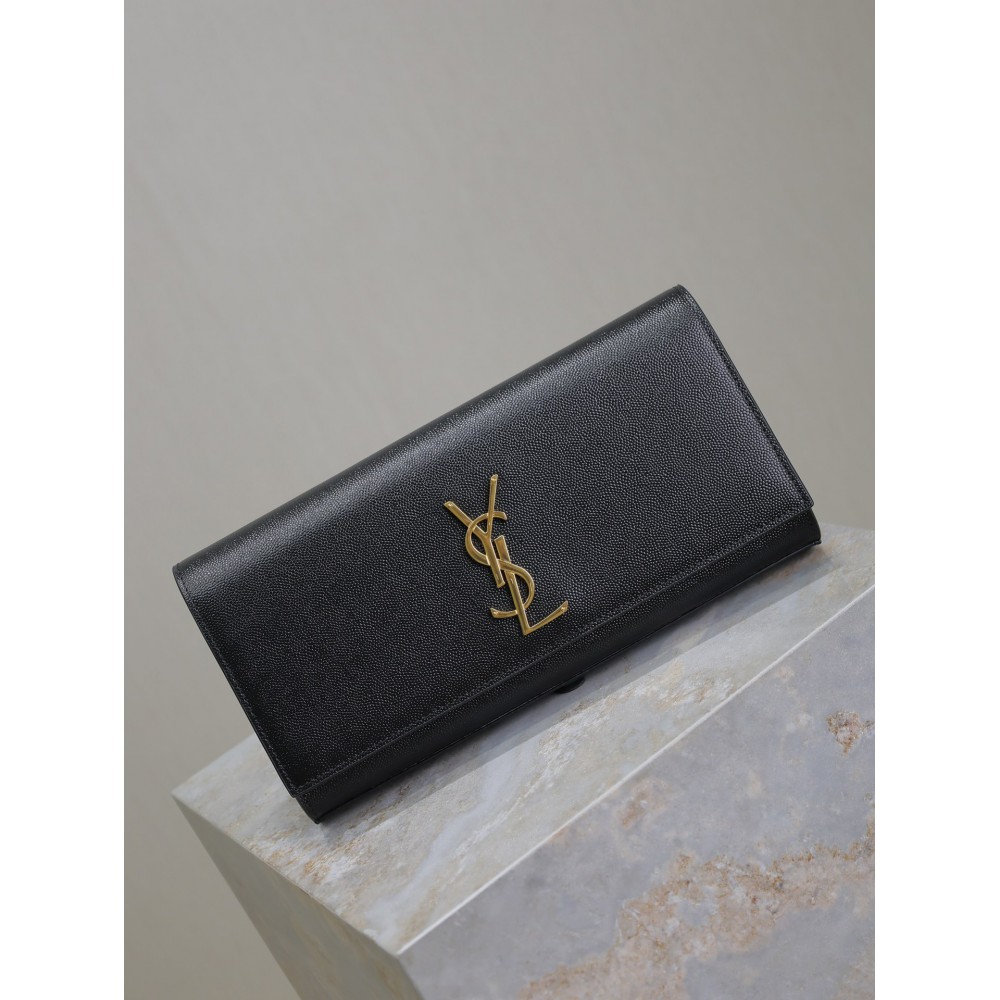 Ysl Kate classic clutch grained leather 27×12×4cm 