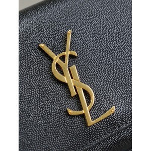 Ysl Kate classic clutch grained leather 27×12×4cm 