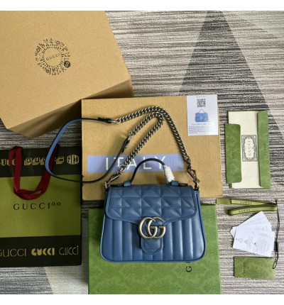 GUCCI Marmont 2way Shoulder Bag 583571 21cmx15cmx7.5cm