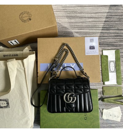 GUCCI Marmont 2way Shoulder Bag 583571 21cmx15cmx7.5cm