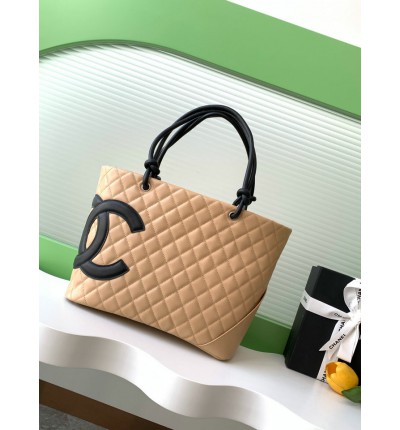 Chanel leather tote bag 30x25x15cm