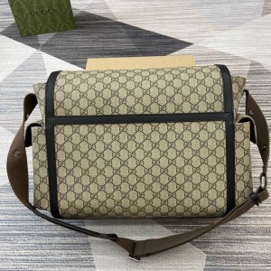 Gucci GG Supreme medium diaper bag 495909 44x28x14cm Bags