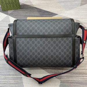 Gucci GG Supreme medium diaper bag 495909 44x28x14cm Bags
