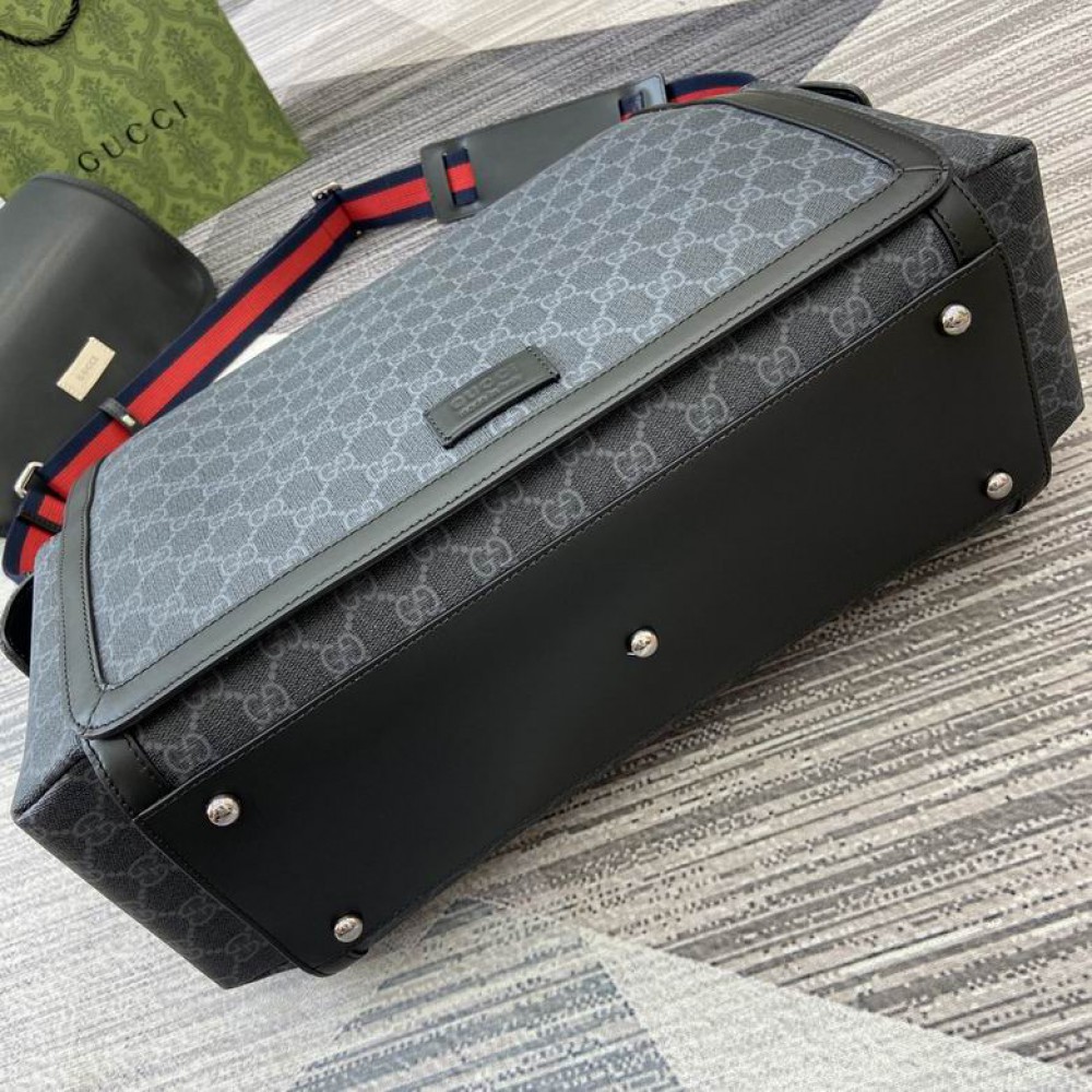 Gucci GG Supreme medium diaper bag 495909 44x28x14cm Bags