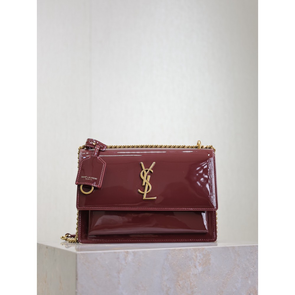 Ysl sunset 22cm patent leather 22x8x16cm Bags