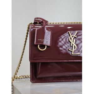 Ysl sunset 22cm patent leather 22x8x16cm Bags