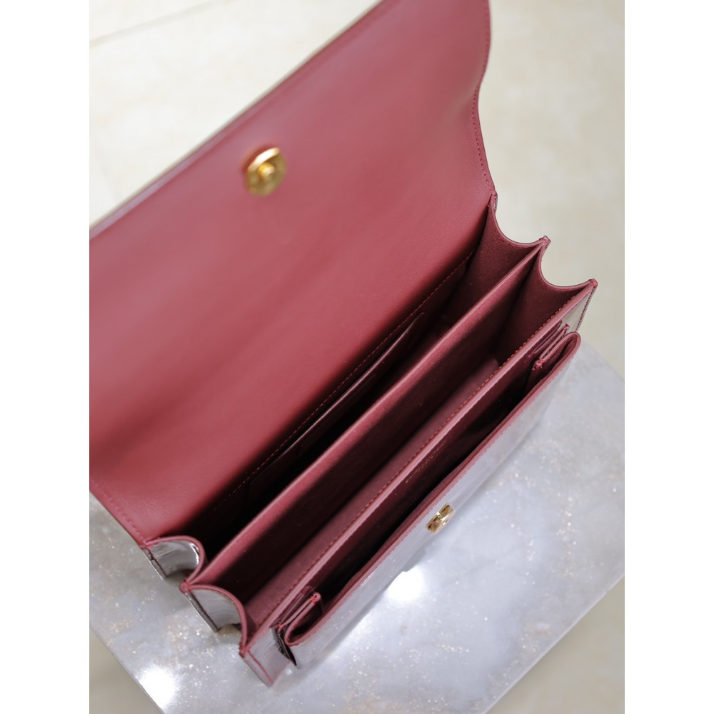 Ysl sunset 22cm patent leather 22x8x16cm Bags