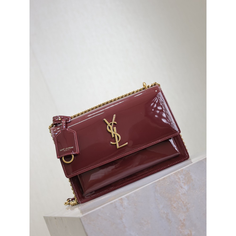 Ysl sunset 22cm patent leather 22x8x16cm Bags