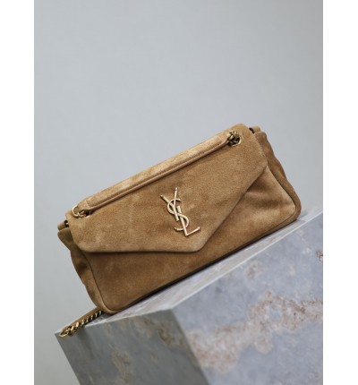 Ysl calypso suede leather 26x14x7cm