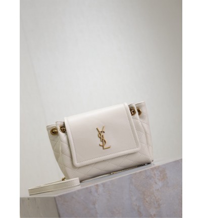 Ysl mini nolita in lambskin 18 x 13 x 6 CM