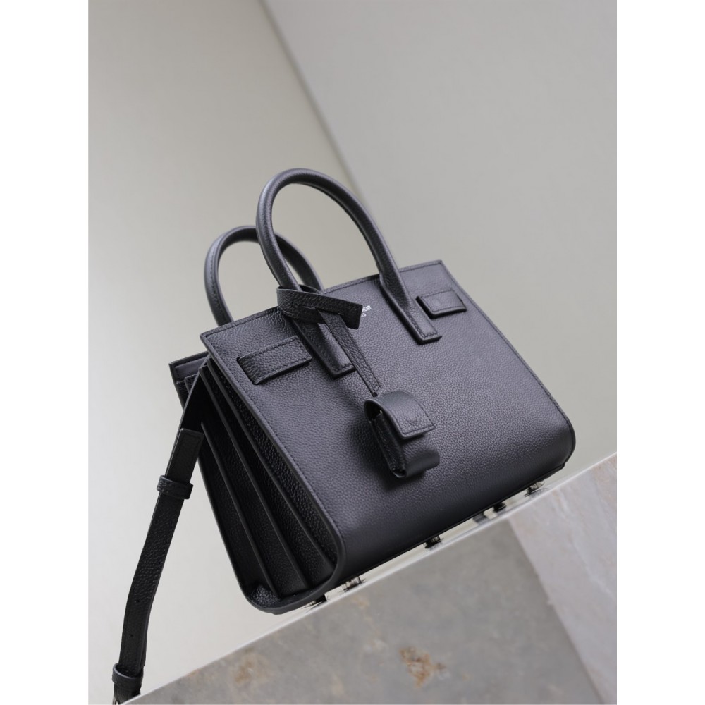 Ysl sac de jour in supple grained leather - nano 22x18x10.5cm Bags